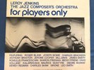 Leroy Jenkins•The Jazz Composer's Orchestra: for players only•1975•Stereo