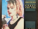 Madonna Crazy For You 12” USA Edition  Vinyl EX  Vision Quest