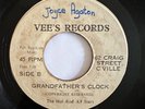 THE HOT ROD ALL STARS - Grandfather's Clock BOSS SKINHEAD REGGAE FUNKY 45 Guyana