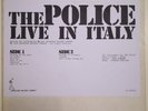 The Police/Sting - Live In Italy - RARE VINYL