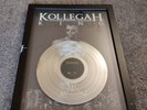 Platin Award Schallplatte KOLLEGAH KING / Platinum / 2014 / Sehr selten / rar