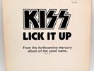 RARE ORIGINAL VINTAGE MERCURY  1983 KISS LICK IT UP   PROMOTIONAL USE ONLY VINYL
