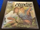 JOHNNY CASH & JUNE CARTER - Carryin' on with... LP 1972 - NETHERLANDS Folk RARE