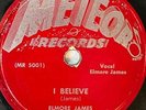 ELMORE JAMES I Believe / I Held My Baby Last Night METEOR 78 RPM