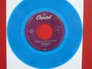 Beatles  RARE ( WHILE MY GUITAR GENTLY WEEPS )  VG+   BLUE VINYL 45  HARRISON