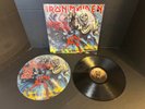 IRON MAIDEN THE NUMBER OF THE BEAST 2 LP SET WITH PICTURE DISC PUNCHED COVER