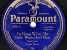 CHARLIE JACKSON  Pm 12335  E  I'm Going where../Texas Blues  PREWAR BLUES 78 RPM