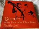 Chet Baker Quartet, Quartet : Russ Freeman, Chet Baker vinyl LP, 1958