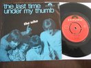THE WHO MEGA  RARE NORWAY SP THE LAST TIME  POLYDOR  59113 NORVEGE ORIGINAL 1967