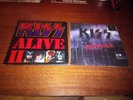 Kiss Lps REVENGE(NEW FACTORY SEALED) AND ALIVE II(USED)