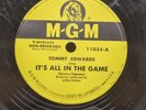78 RPM It's All In The Game	All Over Again Tommy Edwards MGM 11035 A12
