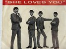 THE BEATLES SHE LOVES YOU / I’LL GET YOU  45 RPM RECORD SWAN RECORD S-4252-S VG+