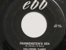 HOLLYWOOD FLAMES Frankenstein’s Den EBB 45 doo wop Halloween HEAR