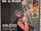 MACHO MAN RANDY SAVAGE Be A Man Vinyl LP RSD 2023 sticker on the left side