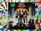 KISS LOVE GUN GREEN COLORED WITH POSTER MADE IN ENGLAND 1977 UK