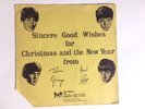 Beatles Xmas Flexi 1963 Original Rare Fan club Memorabilia Newsletter as cover -