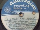 ***VERY RARE - UNIQUE*** Audiodisc Recording Blank- BILLIE HOLIDAY/HOT LIPS PAGE