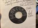 Autographed The Kalin Twins - Cool - When I Look In The Mirror 45 RPM 7