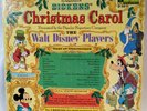 Walt Disney Players An Adaptation Of Charles Dickens Christmas Carol LP And Book
