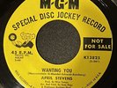 April Stevens -Wanting You - MGM - DJ COPY - Northern Soul \ Mod