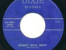 BENNY JOY - Steady With Betty / Spin The Bottle - DIXIE - Rockabilly 45