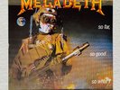 MEGADETH  so far so good so what LP 1.Press 1988 Metallica Slayer Anthrax Exodus