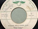 Rare Doo Wop 45 Double Sider The Gates “Wedding Bells Gonna Ring” on Peach VG