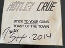 Mötley Crüe  - Stick To Your Guns / Toast of The Town 7” Vinyl