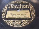 Beal Street Washboard Band : Forty And Tight/ Piggly Wiggly 78rpm