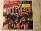 Loudness - Lightning Strikes Japanese orig' Atco LP obi shrink 1985 Heavy METAL