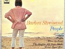 BARBRA STREISAND - PEOPLE  1969 JAPAN 4-TRACKS Thick Sleeve PS 7