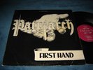 Patriarch - First Hand LP rare private 1983 hard rock plays well signed by band