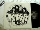 KISS   UK Crazy    Vintage OFFICIAL FAN Club Only LP Mercury KISDJ 1