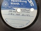 Sidney Bechet 1945 - 78 rpm - Audiodisc recording blank - New-York