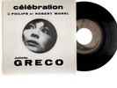 RARE LIVRE CELEBRATION Robert MOREL avec DISQUE 45 T  de Juliette GRECO