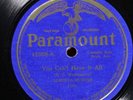 Alberta Hunter PARAMOUNT 12008 E You Can't Have it All PREWAR BLUES / GOSPEL 78