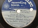 Sidney Bechet 1945 - 78 rpm - Audiodisc recording blank - New-York