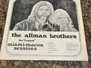 allman brothers vinyl record RARE Miami Macon Sessions excellent condition