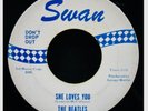 THE BEATLES She Loves You A Rare 45 SWAN #S-4152-S (RCA Contract-Virtue Studio)