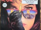 ICON Right Between The Eyes LP Vinyl Megaforce/Atlantic 7 82010-1 Promo