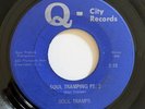 Vtg SOUL TRAMPS 45 Soul tramping part 1 & 2 Q-City Records 1960’s Funk Record VG