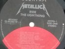 METALLICA Ride The Lightning 603961 Masterdisk SRC/AR LP RE Vinyl VG+ 1984