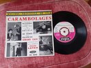*TRÈS RARE 45 T BOF  CARAMBOLAGES  1963  Louis de FUNÈS  Gérard CALVI Languette