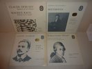 RARE 4x LP . QUATUOR TALICH - Dvorak , Beethoven , Mozart , Debussy & Ravel . NM