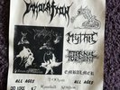 Immolation Mythic Embalmer 1991 Flyer