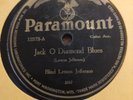 Rare Blues 78- Blind Lemon Jefferson- Jack O' Diamond Blues- V-/G+