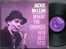 JACKIE MCLEAN Makin' The Changes LP NEW JAZZ NJLP 8231 RVG DG MONO Mal Waldron