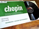 Chopin: Nocturnes - Barbara Hesse-Bukowska **Original HMV CLP 1850 ED1 LP**