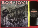 BON JOVI   SLIPPERY WHEN WET LP (1986) ORIG PRESS 53 YELLOW MERCURY 830 264-1