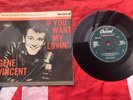 Gene Vincent 7” EP-If You Want My Lovin’ UK Capitol 1st Press Nice Copy